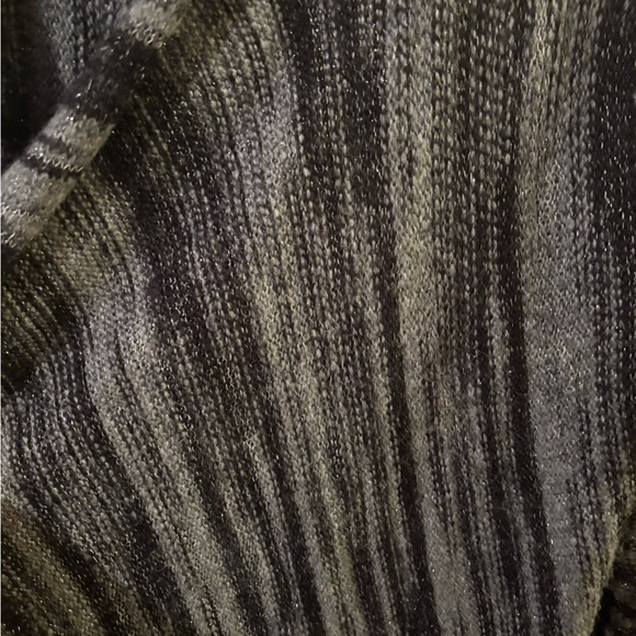 a.n.a Black and Gray Knit Cardigan Sweater - Picture 2 of 3